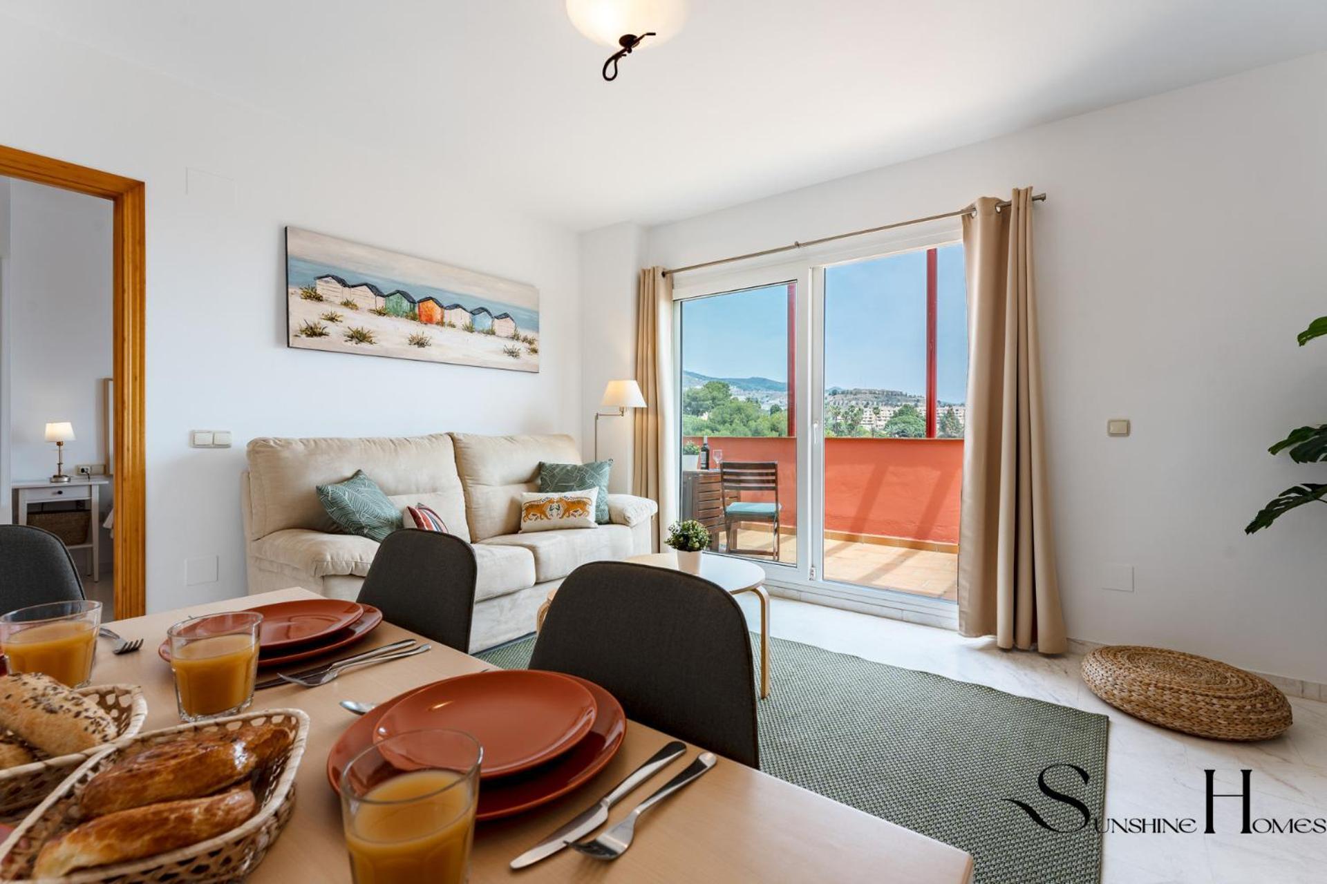Amazing Sea And Golf Course View 2br, Parking Pool * Benalmadena